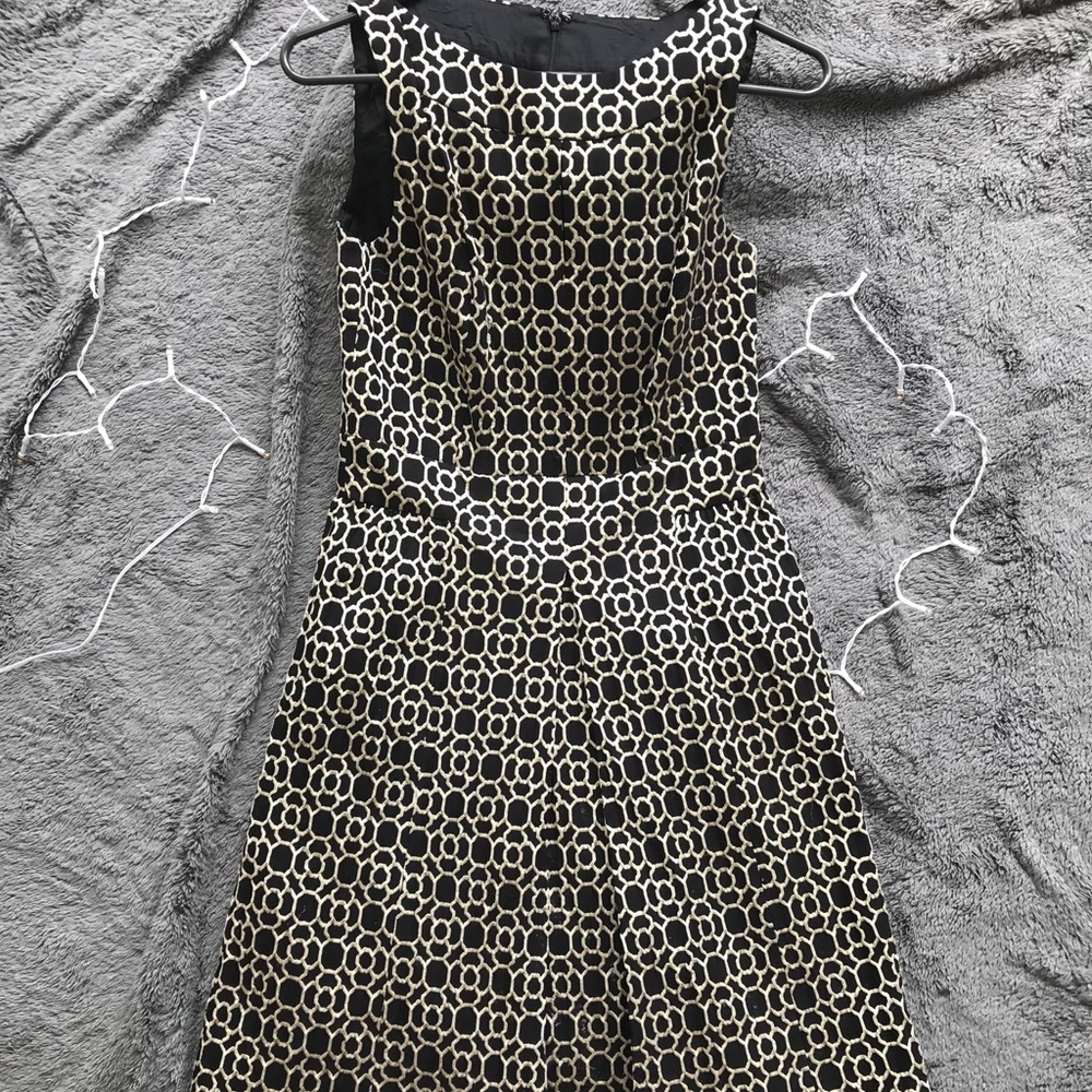 Black and Gold decorative Dress.